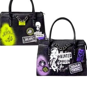 Disney Parks Loungefly Haunted Mansion Glow in the dark Crossbody handbag